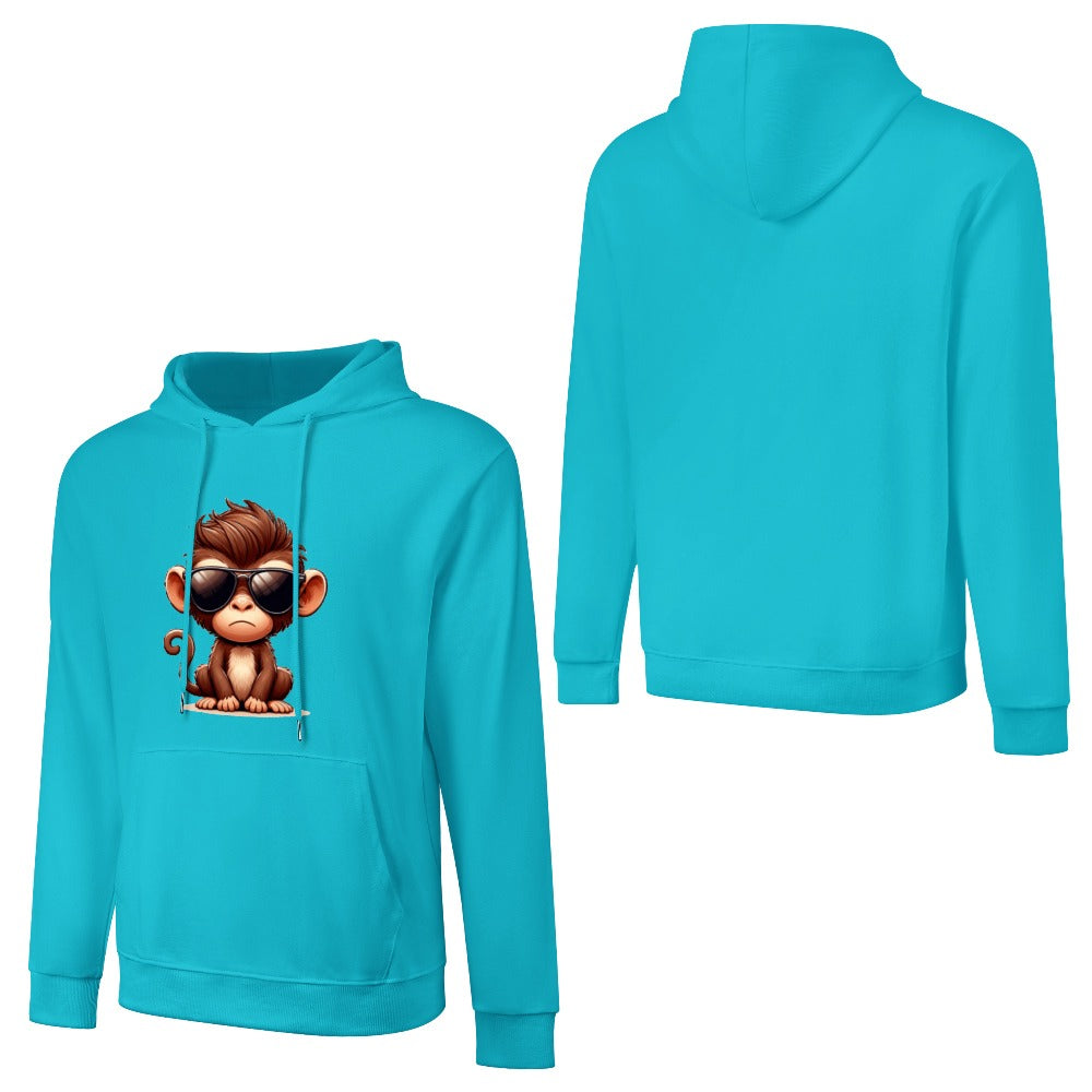 New Cool Monkey Pure cotton hooded sweater