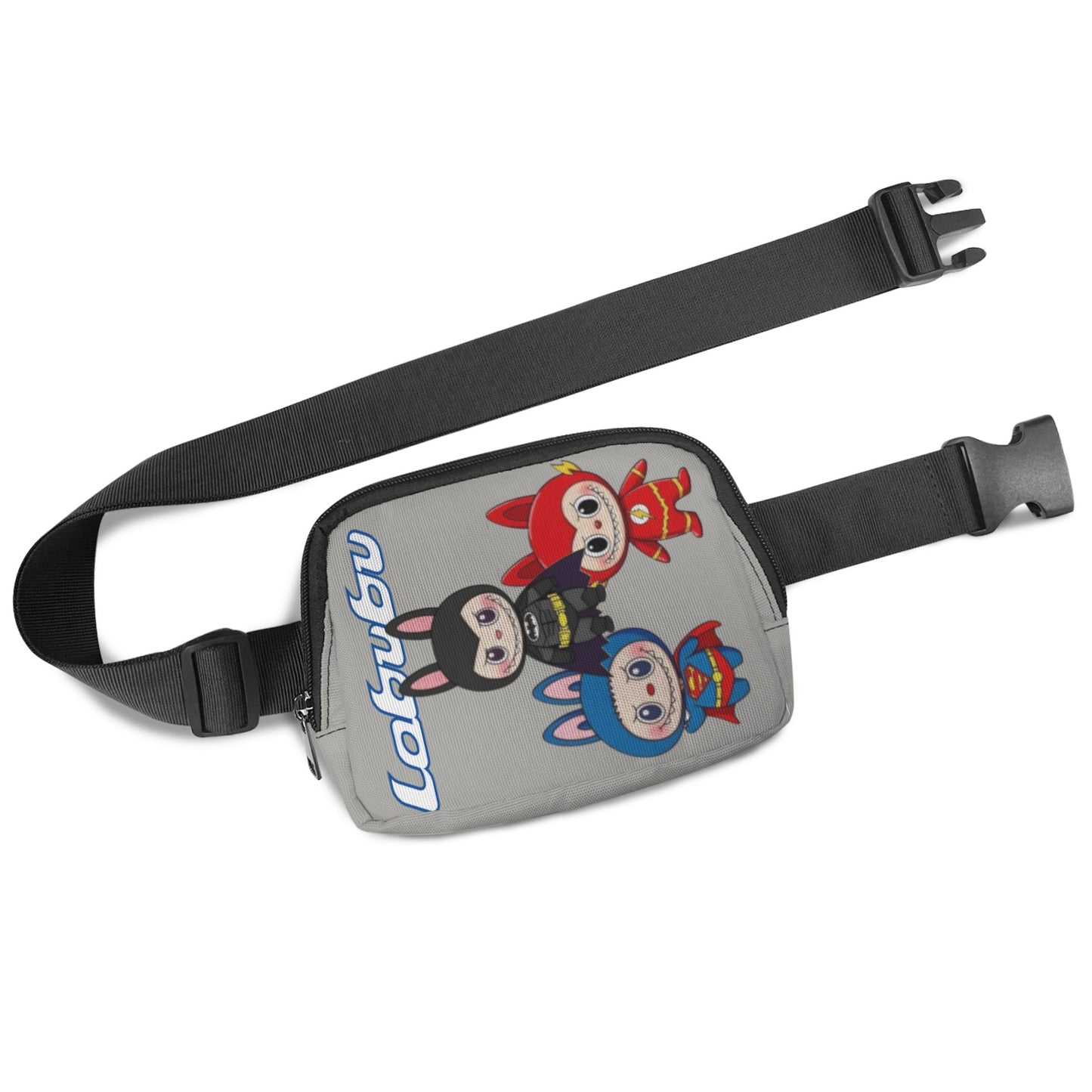 🦸‍♂️Labubu Hero Trio Fanny – Justice League Power, Pocket-Sized -Labubu Hero Trio Justice League Cross Body Bags - Fanny Packs for Adults & Kids