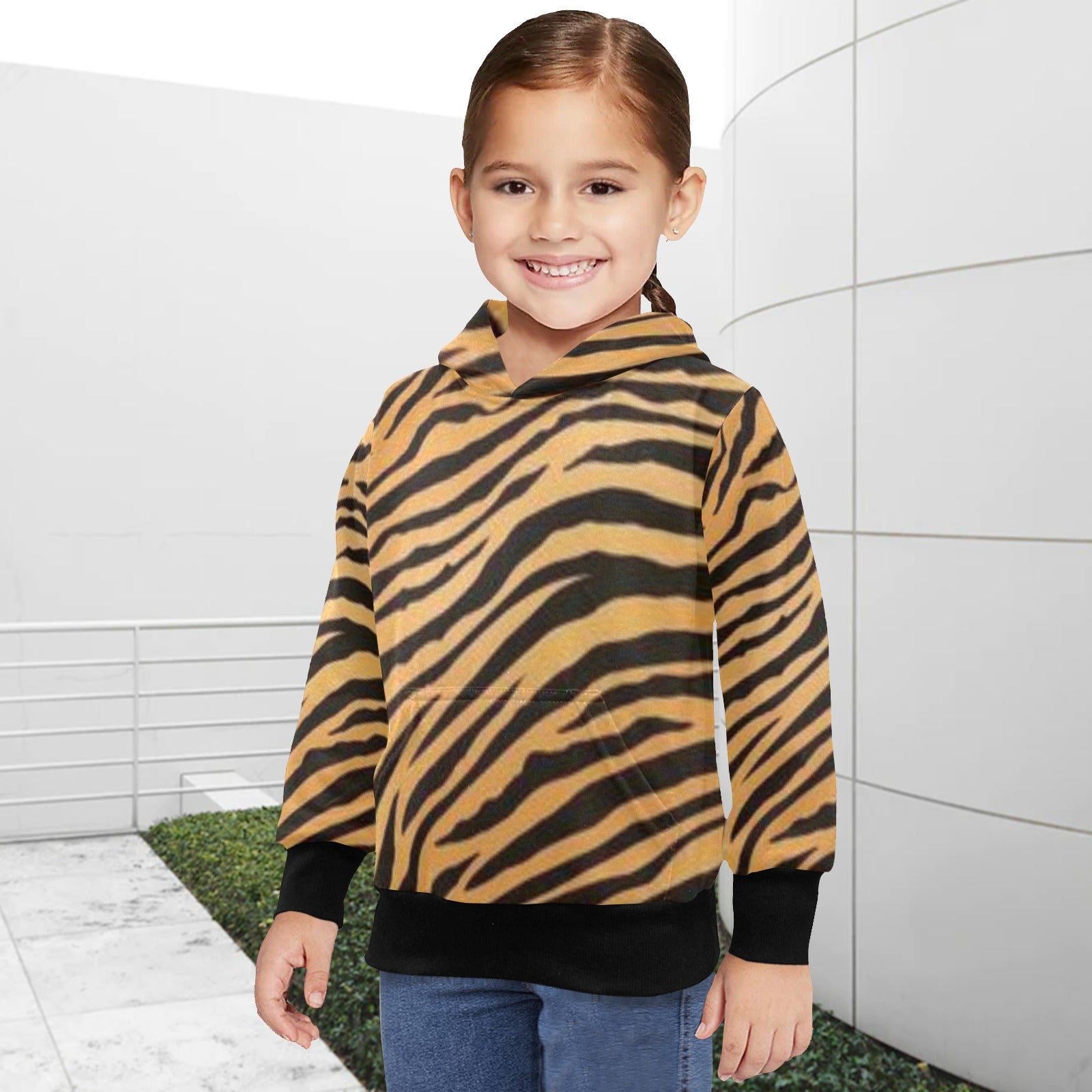 KSC's Exclusive Designs Little Girls' Long Sleeve Hoodie - Little Girls' Long Sleeve Hoodie