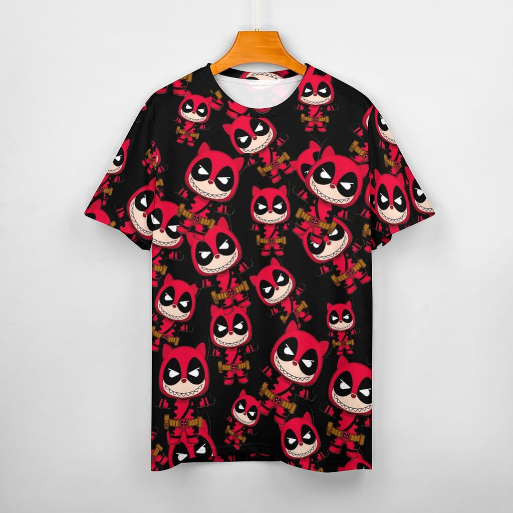KSC's Exclusive Labubu Deadpool Men's Cotton T-Shirt