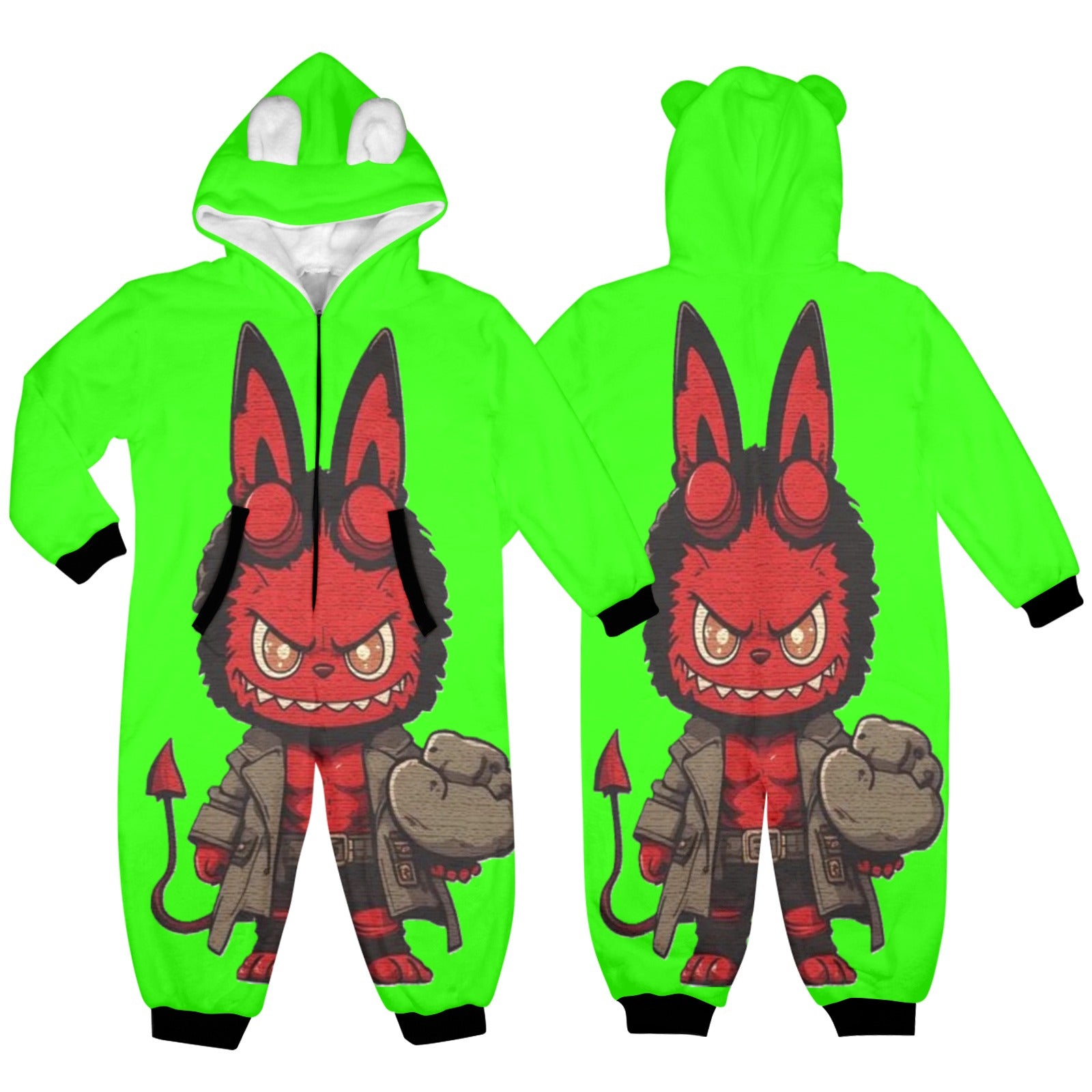 KSC's Halloween Exclusive Little Kids Unisex Onesie LabubuHellboy