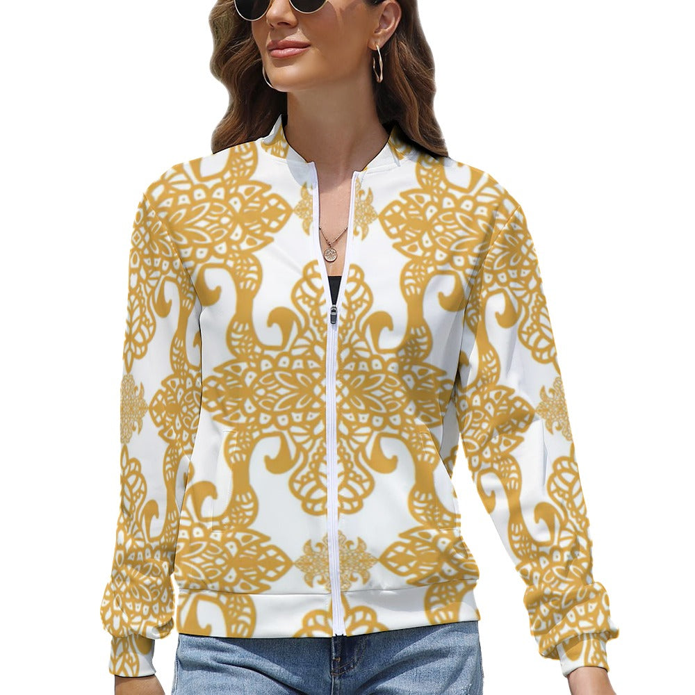 Women's Long Sleeve Zipper Jacket (10 Options) - KSC's Limited Edition Designer Collections