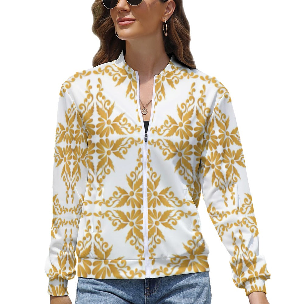 Women's Long Sleeve Zipper Jacket (10 Options) - KSC's Limited Edition Designer Collections