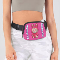 💖 Labubu Pink Pop Crossbody – Fanny Fun for All Ages! Pink Labubu Cross Body Bags - Fanny Bags