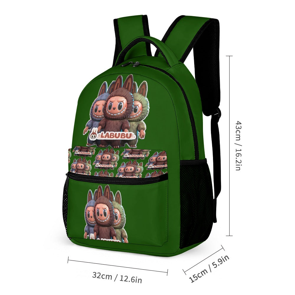 NEW Three Piece Labubu Backpack Bundle - 9 different options  - Back To School Deal