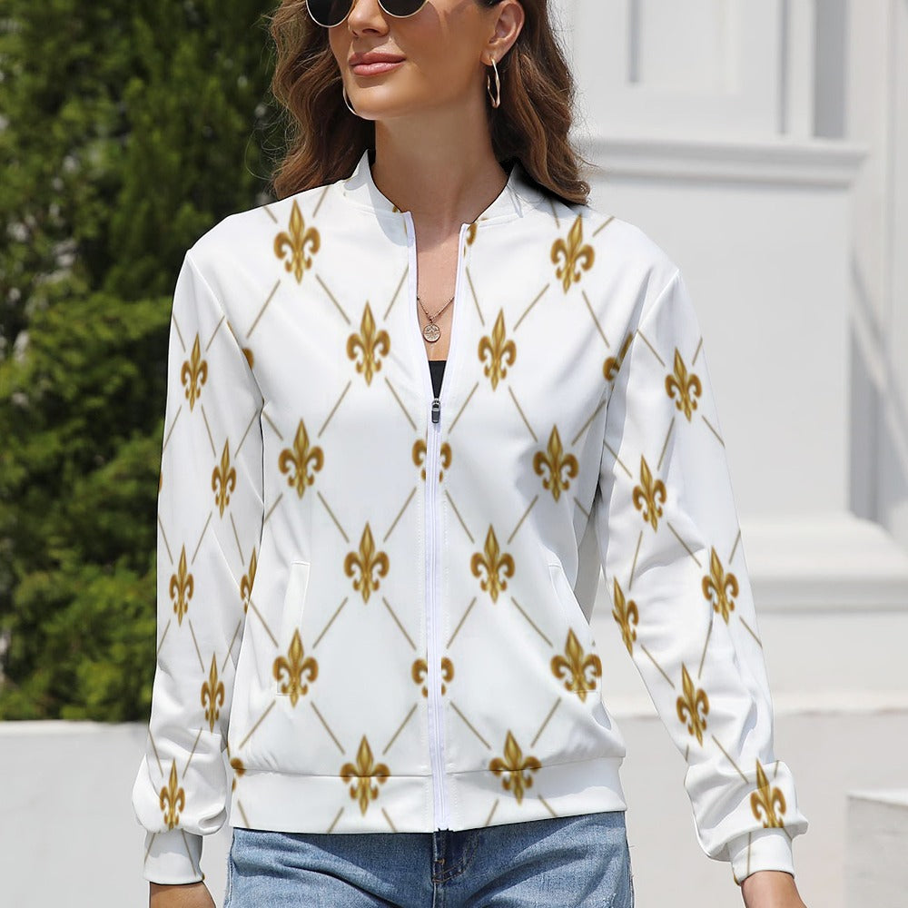 Women's Long Sleeve Zipper Jacket (10 Options) - KSC's Limited Edition Designer Collections