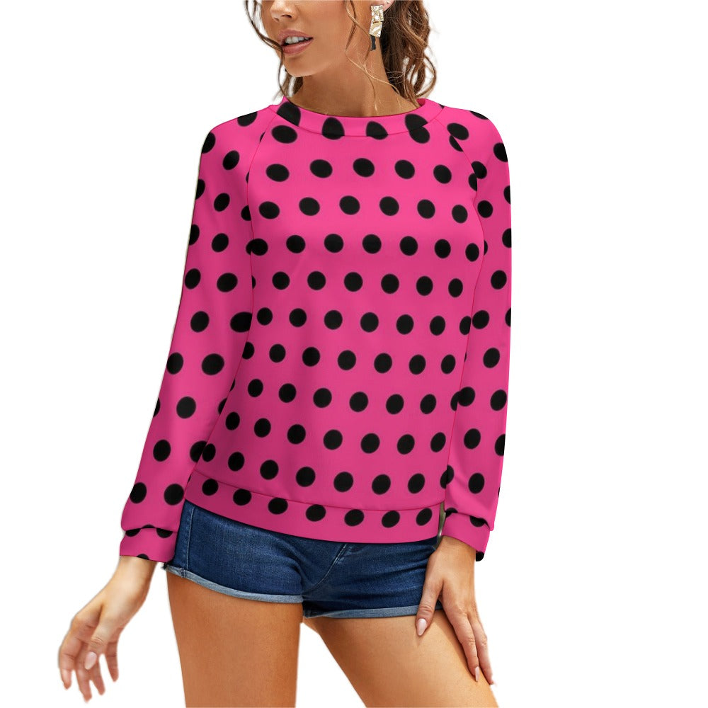 Raglan round neck KSC's Exclusive Women's Sweater Collection (10) Designs/Styles - Raglan round neck sweater
