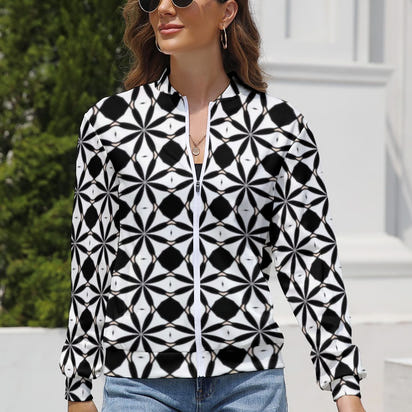 Women's Long Sleeve Zipper Jacket - (10 Options) KSC's Limited Edition Designer Collections