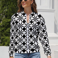 Women's Long Sleeve Zipper Jacket - (10 Options) KSC's Limited Edition Designer Collections