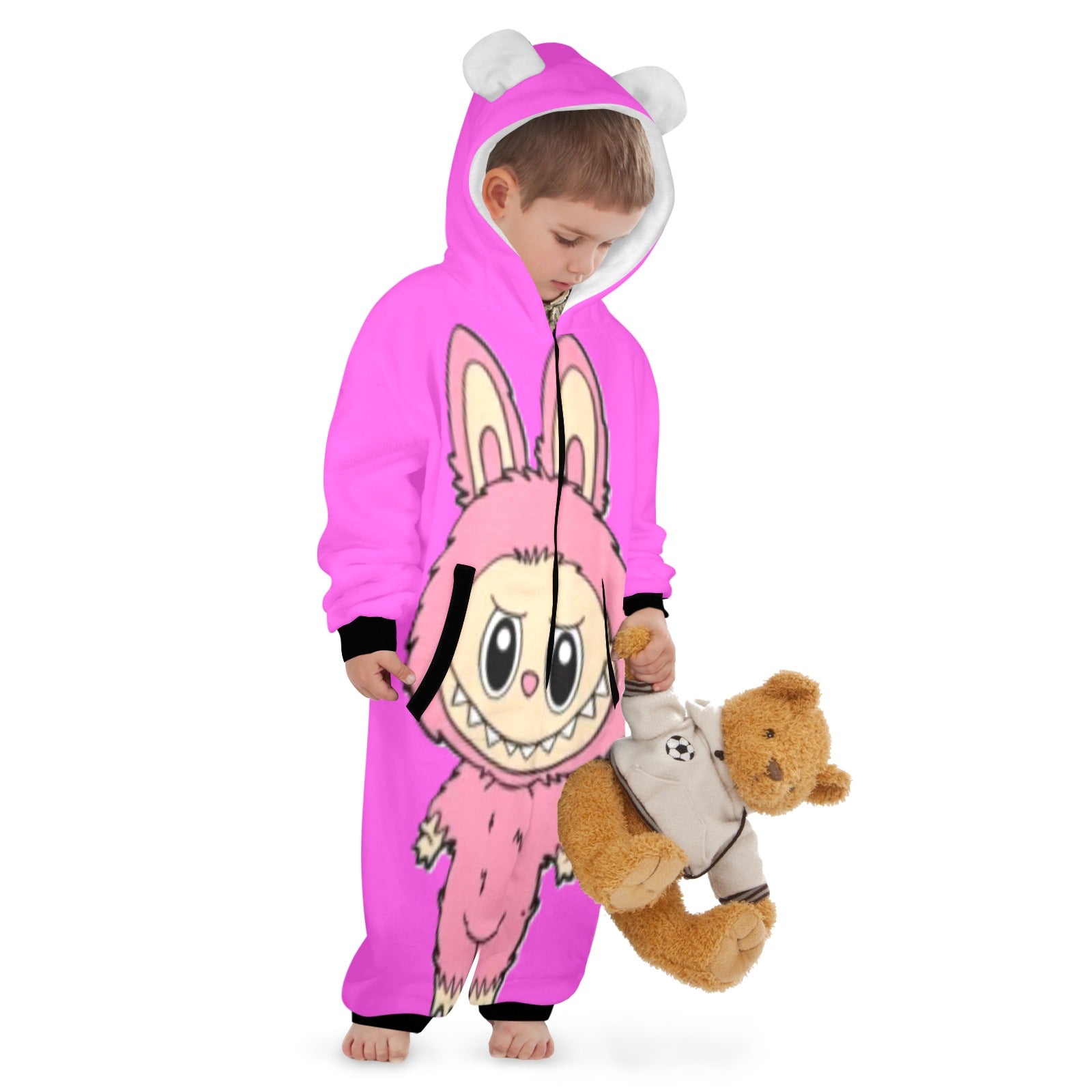 KSC's Exclusive Labubu Little Kids Onesies (2 to 7 Years Old) - Pink Labubu