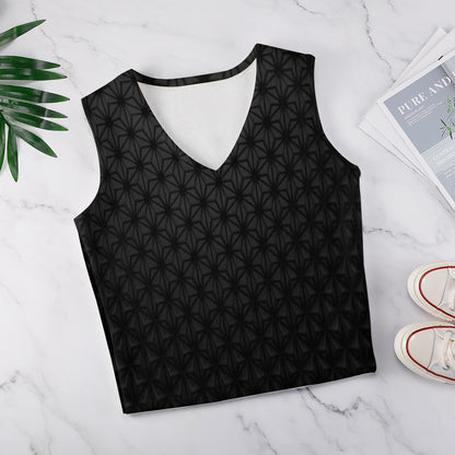 KSC's Custom Vest Designs Women's Long Sleeve Button Knit Vest