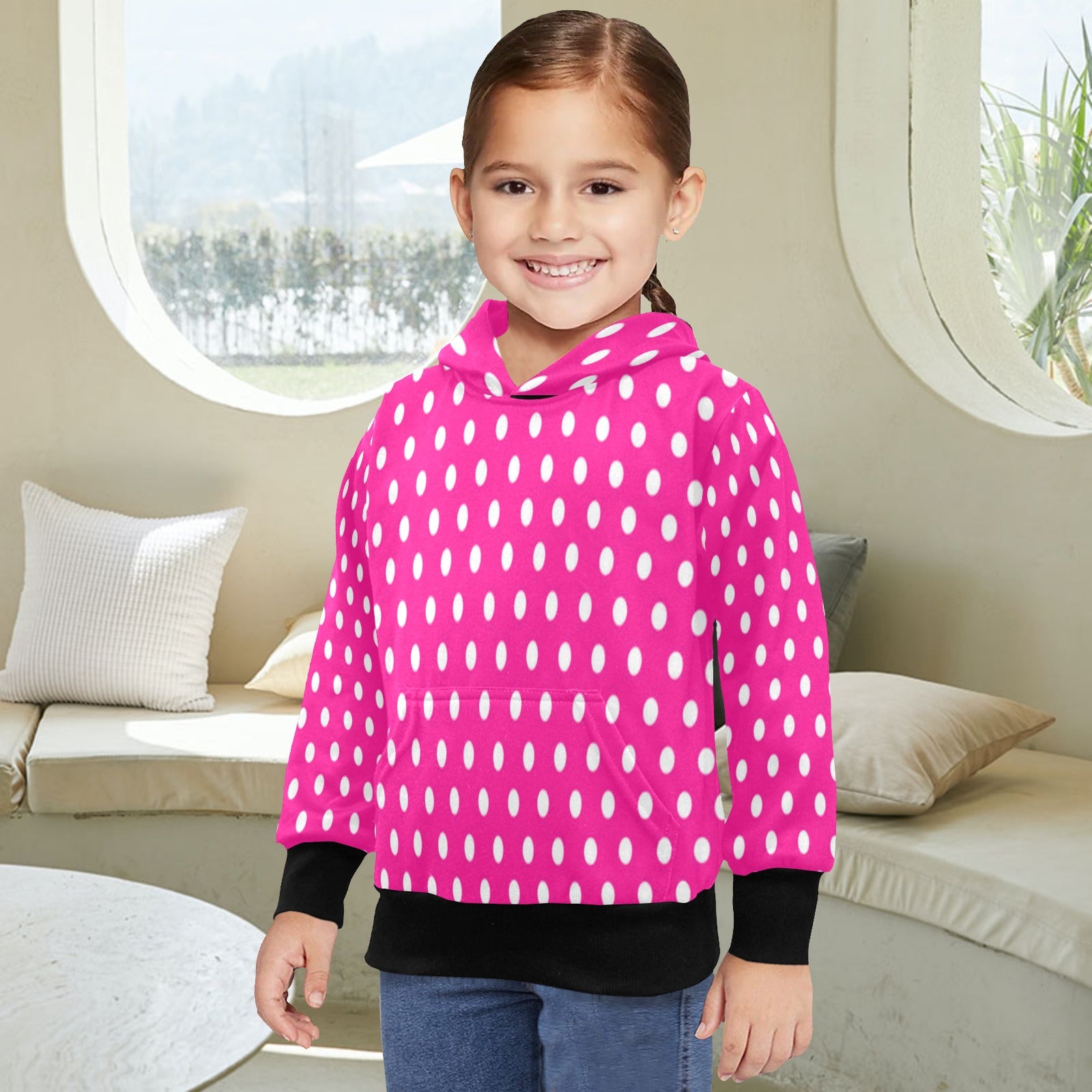 KSC's Exclusive Designs Little Girls' Long Sleeve Hoodie - Little Girls' Long Sleeve Hoodie