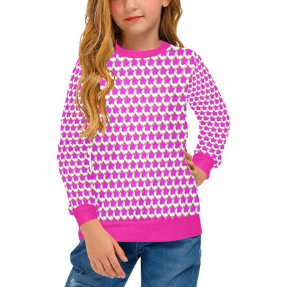 KSC's Designs Girl's Crew Neck Sweaters