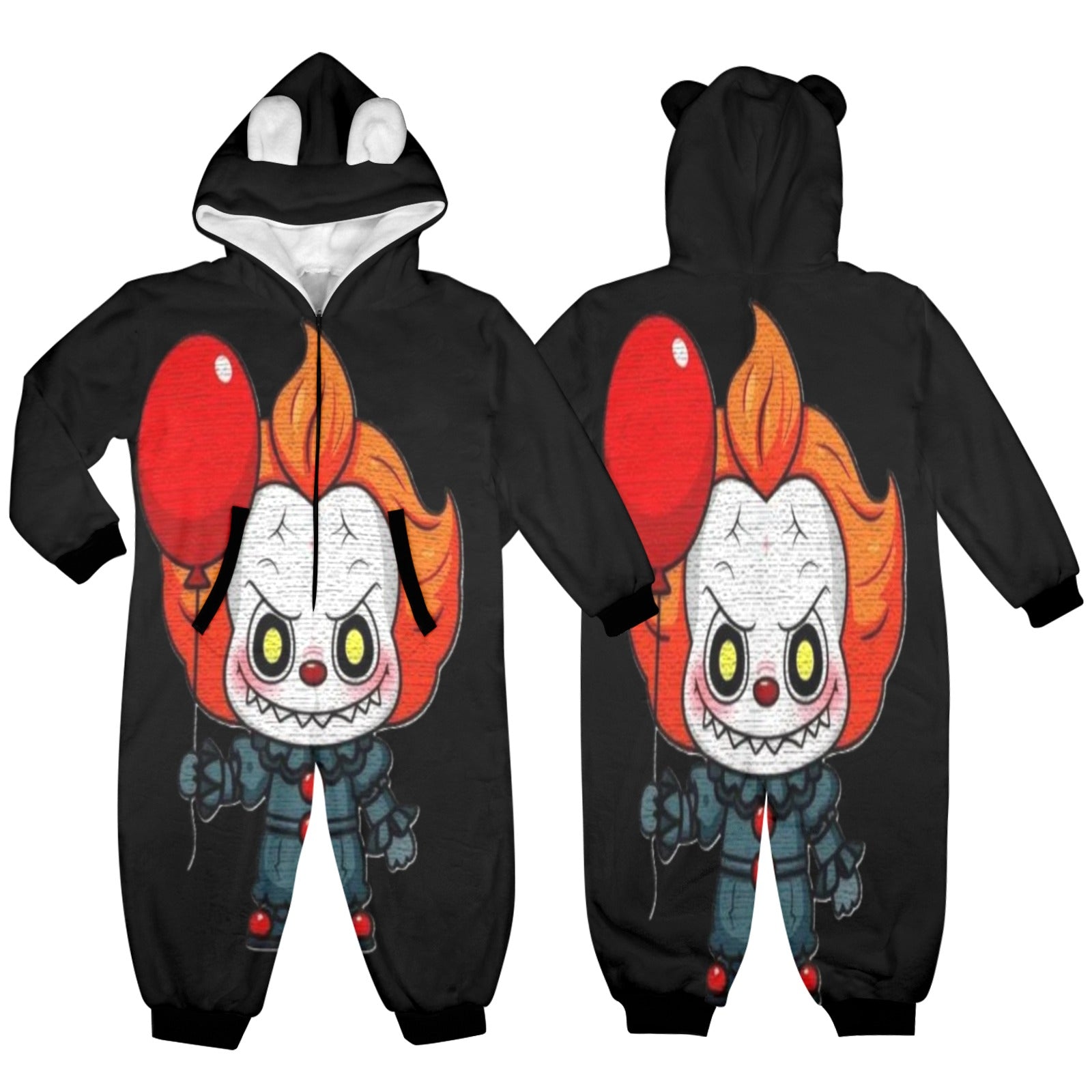 KSC's Exclusive Halloween Penny Clown Labubu Little Kid Unisex Onesie 2 to 7 years old