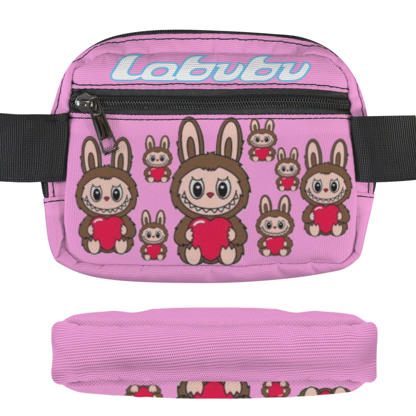 🧸💖 “Heart-Stoppingly Cute!” Labubu Love Bags – Trending Crossbody & Fanny Style for All Ages -Most Popular & Trending Cute Brown Labubu Holding Heart Cross Body Bags- Fanny Bags for Adults & Kids