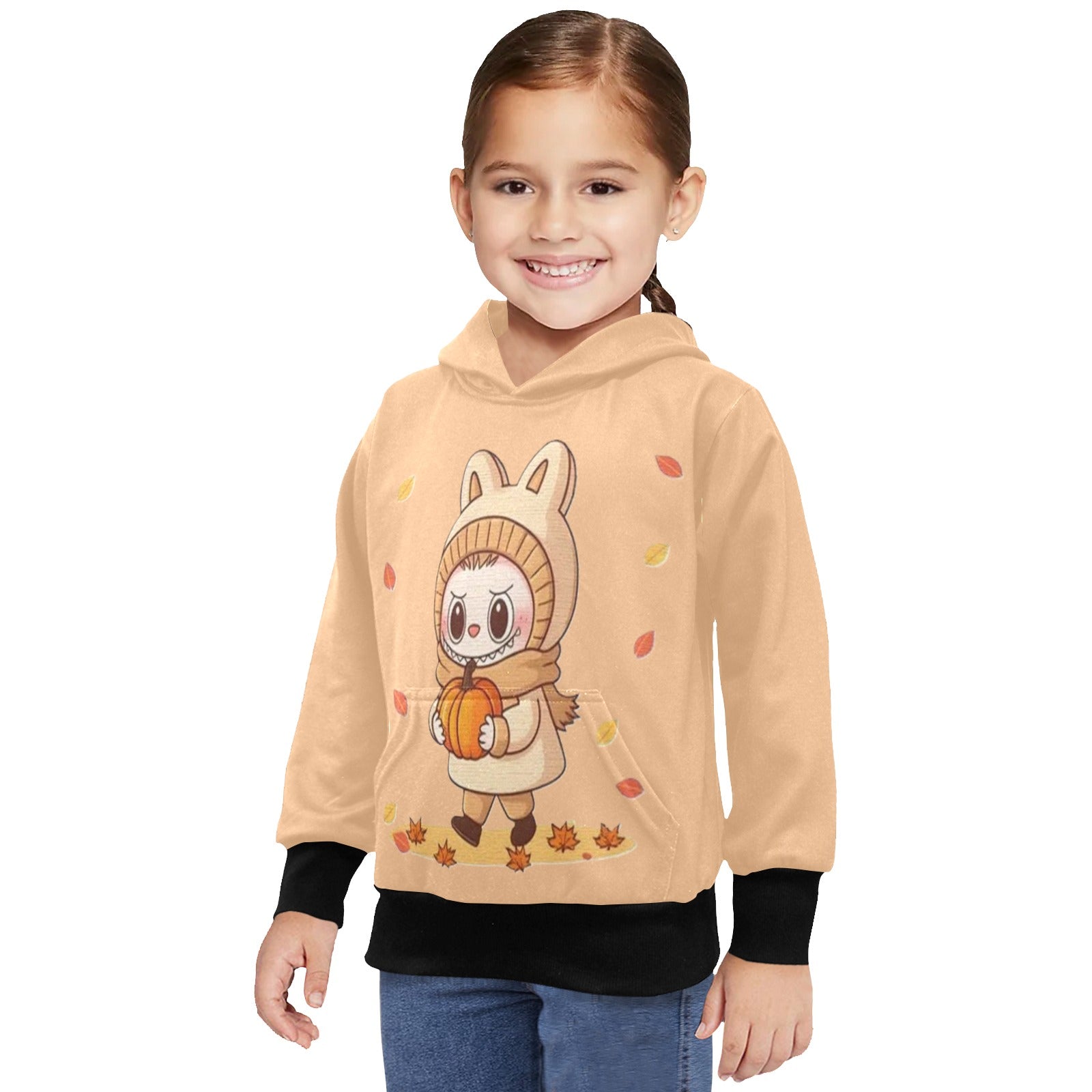 KSC's Little Girls' Fall Labubu Long Sleeve Hoodies - CUTE & COMFY - PERFECT FOR FALL & WINTER!