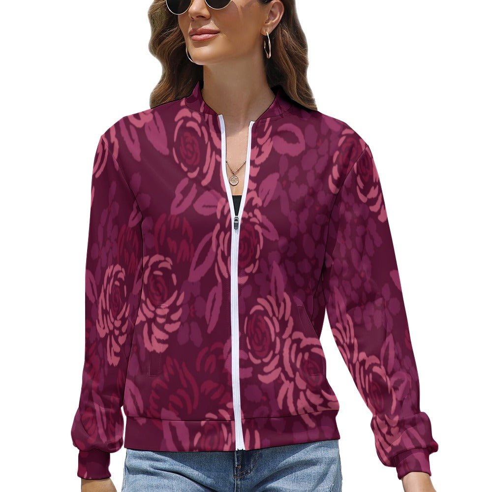 Women's Long Sleeve Zipper Jacket (10 Options) - KSC's Limited Edition Designer Collections