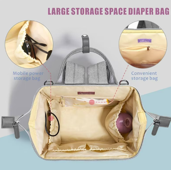 The Ultimate Stylish Backpack Quilted Diaper Baby Backpack- #1 Fashion Pick