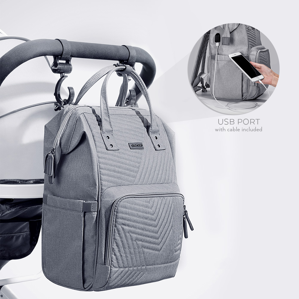The Ultimate Stylish Backpack Quilted Diaper Baby Backpack- #1 Fashion Pick