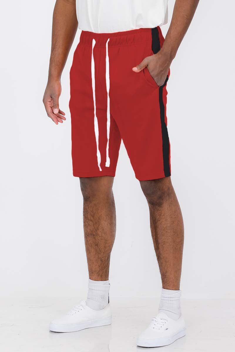 MEN'S SINGLE STRIPE ATHLETIC SHORTS