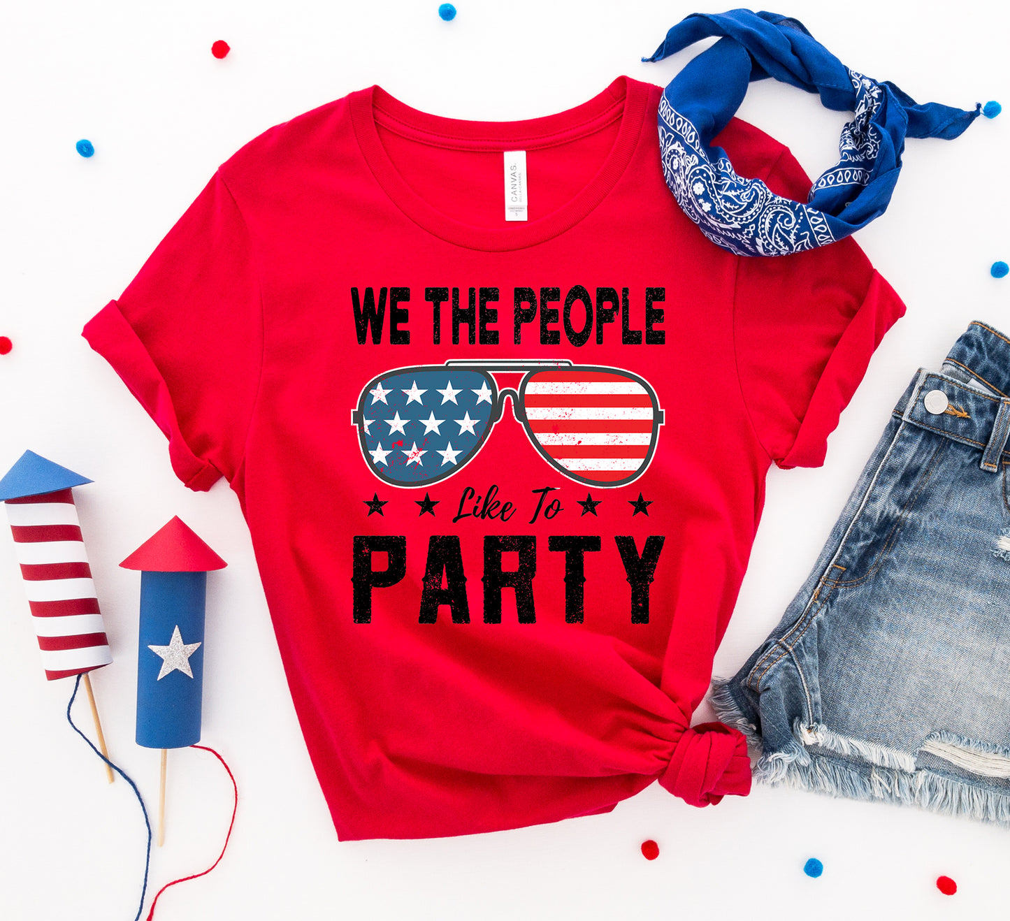 4th of July Shirt - We the people like to party Women's T-shirt
