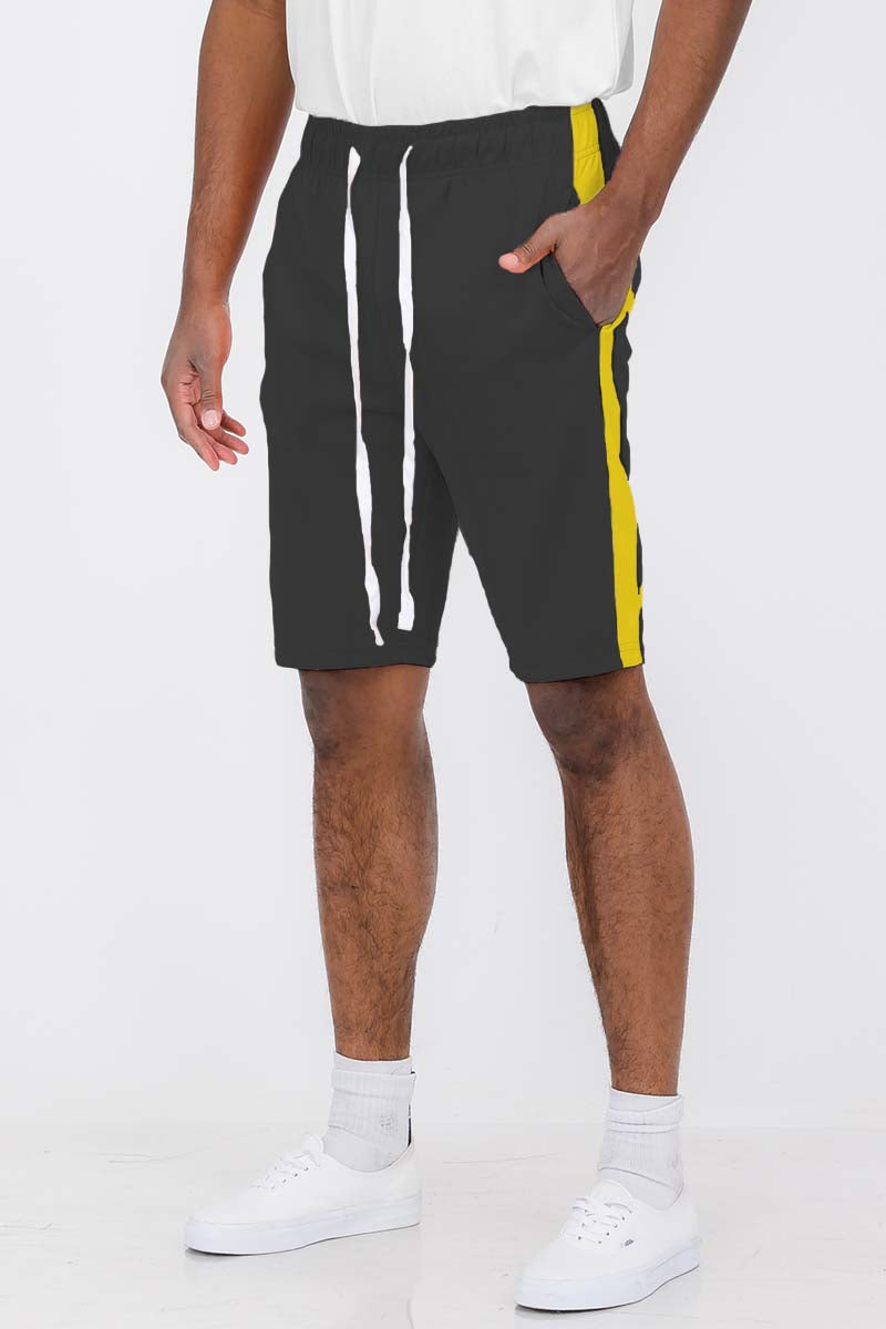 MEN'S SINGLE STRIPE ATHLETIC SHORTS