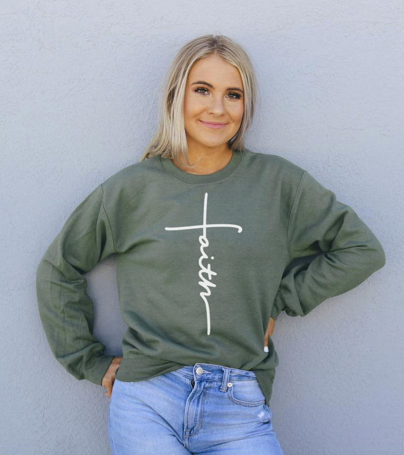 NEW Faith Sweatshirt Women's Faith Sweatshirt
