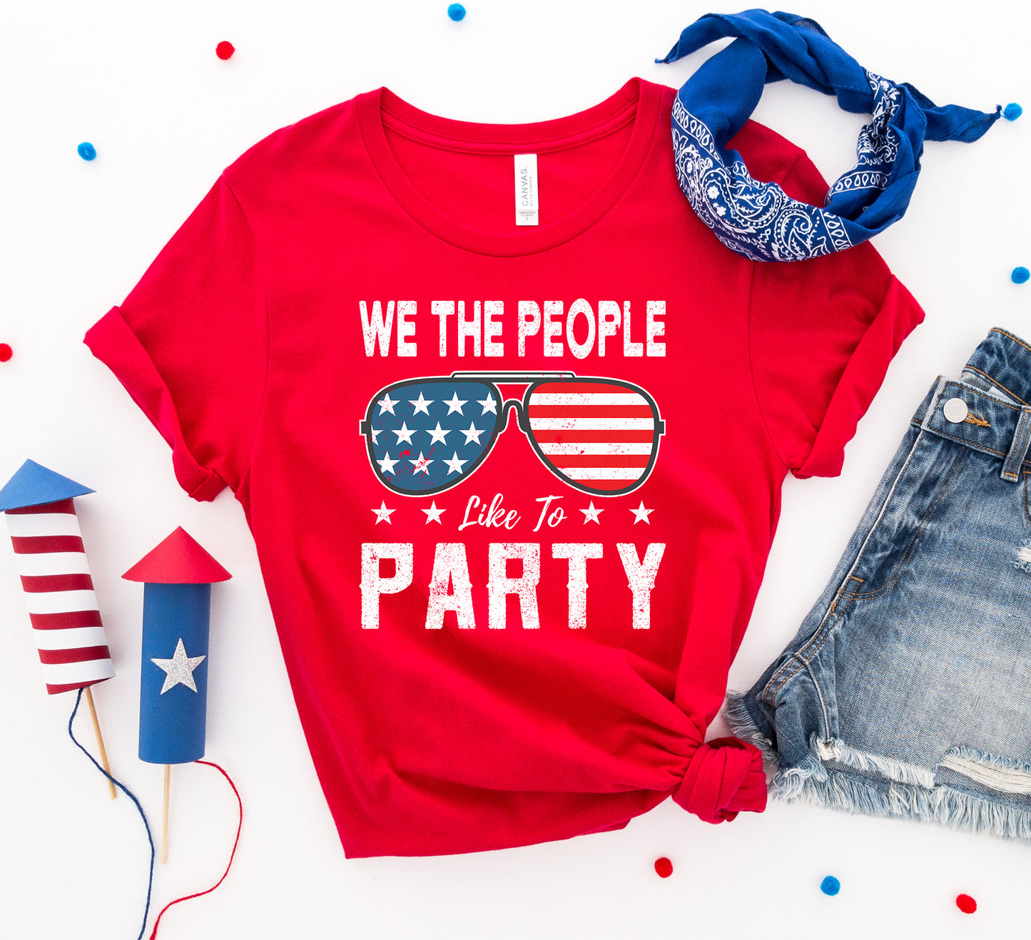4th of July Shirt - We the people like to party Women's T-shirt