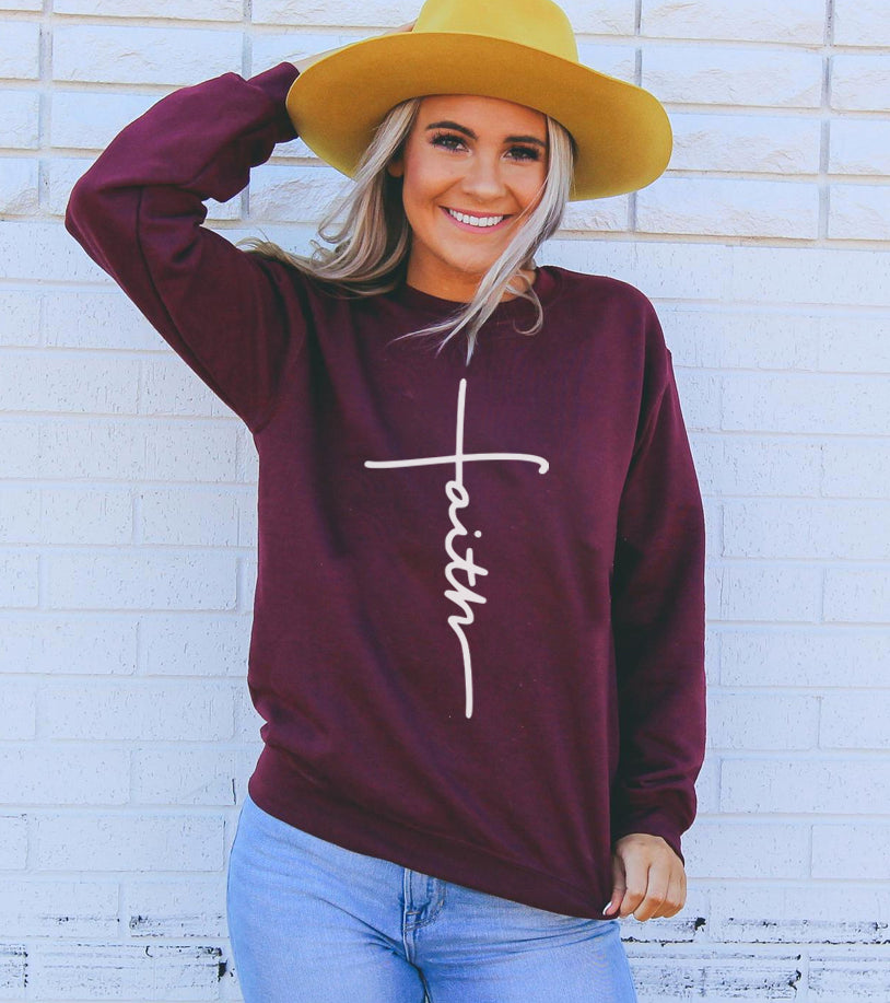 NEW Faith Sweatshirt Women's Faith Sweatshirt