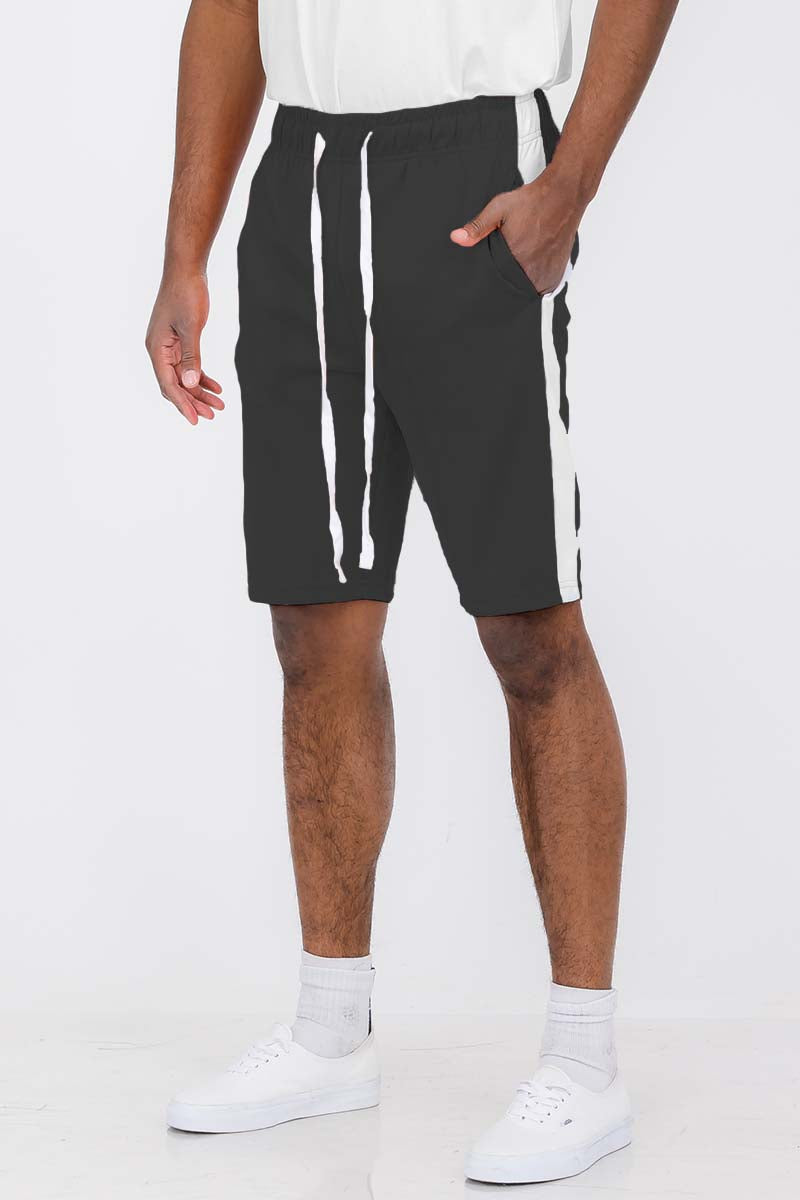 MEN'S SINGLE STRIPE ATHLETIC SHORTS