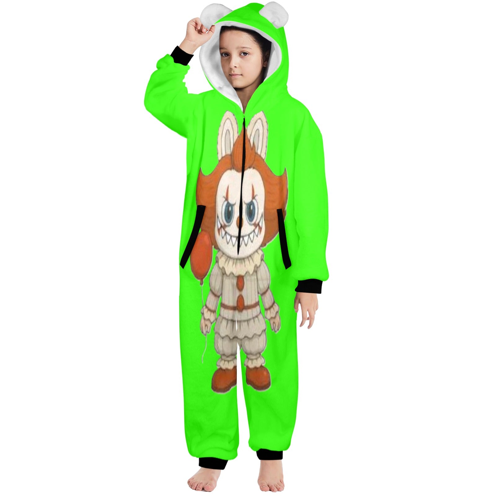 KSC's Halloween Big Kids Unisex Onesies (8 to 15 Years) Pennywise Labubu