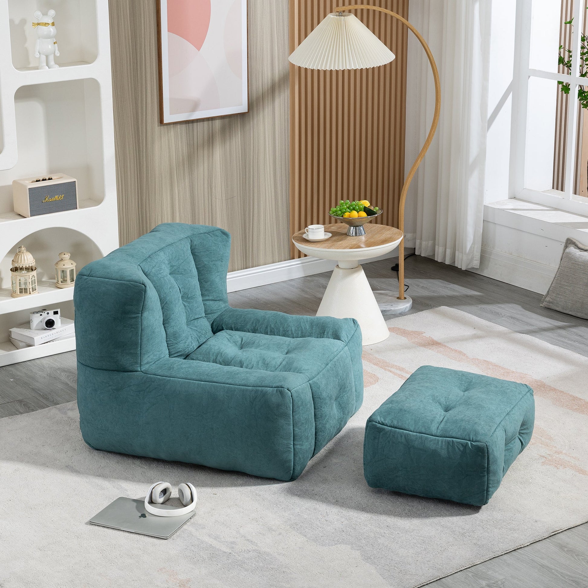 Fluffy bean bag chair, comfortable bean bag for adults and children,