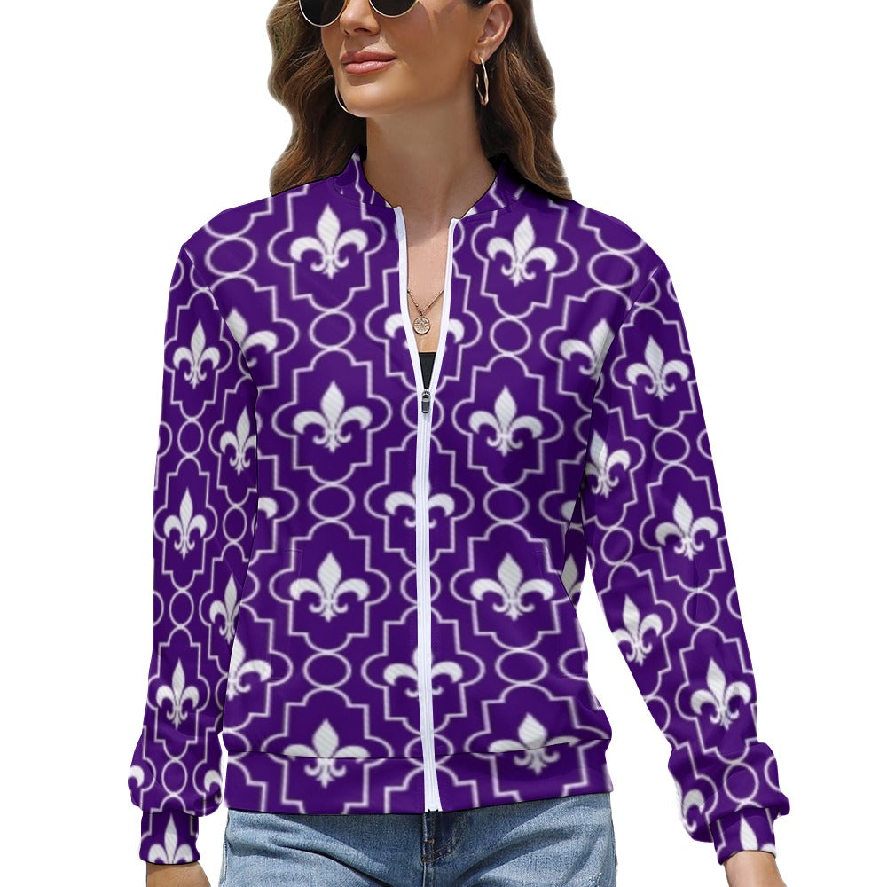 Women's Long Sleeve Zipper Jacket (10 Options) - KSC's Limited Edition Designer Collections