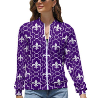 Women's Long Sleeve Zipper Jacket (10 Options) - KSC's Limited Edition Designer Collections