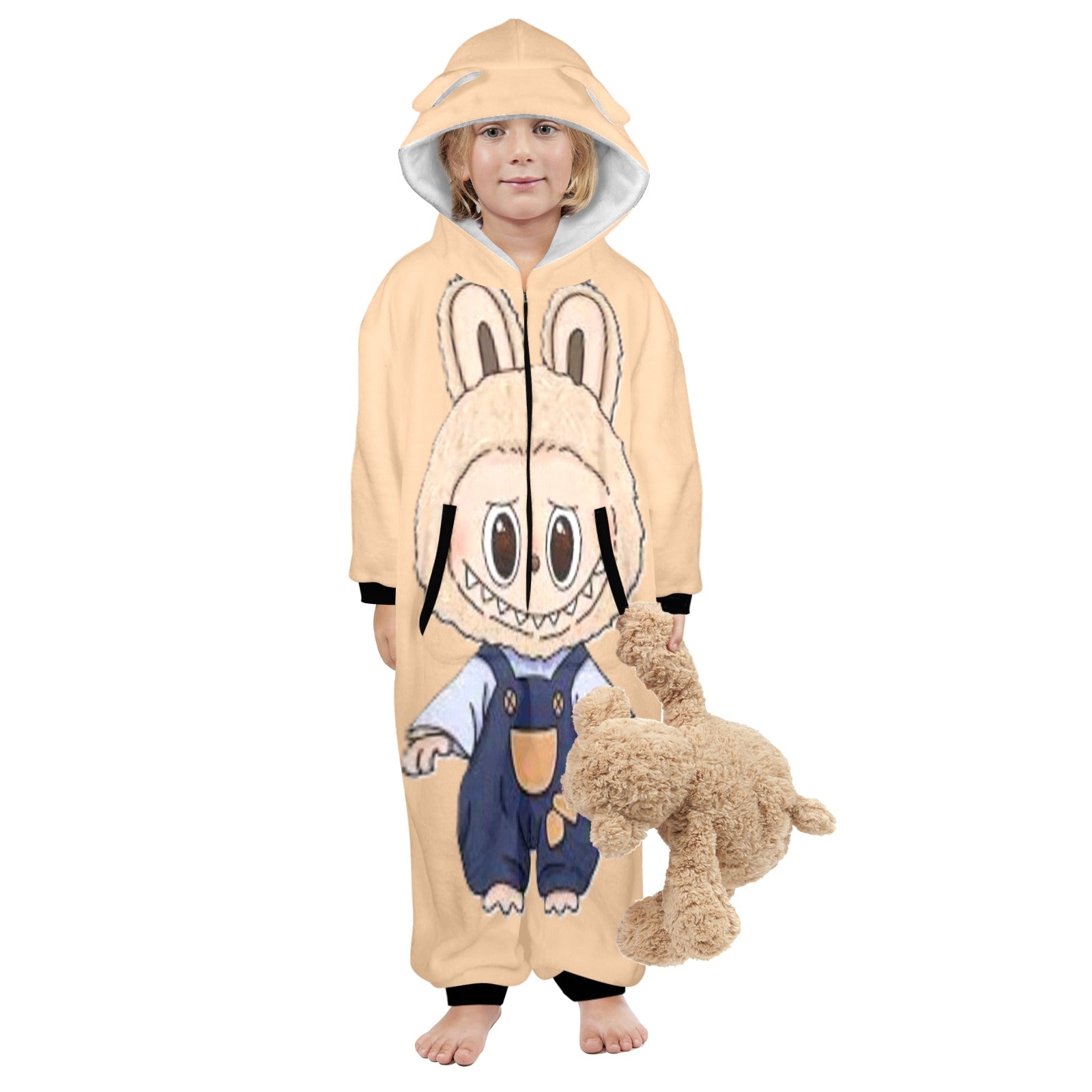 KSC's Exclusive Labubu Little Kid Onesie (2 to 7 years old) Overalls Labubu