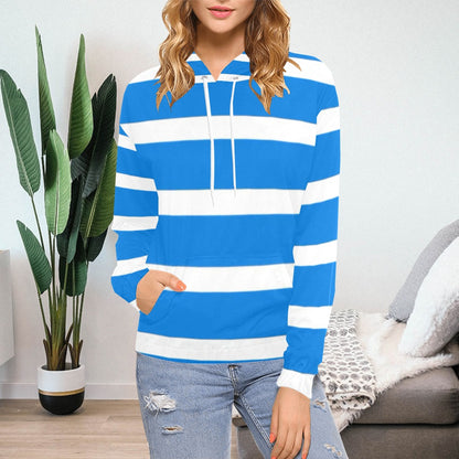 KSC's Exclusive Women's Stripe Design Hoodies Collection (10 Styles) Hoodie (Model H13)