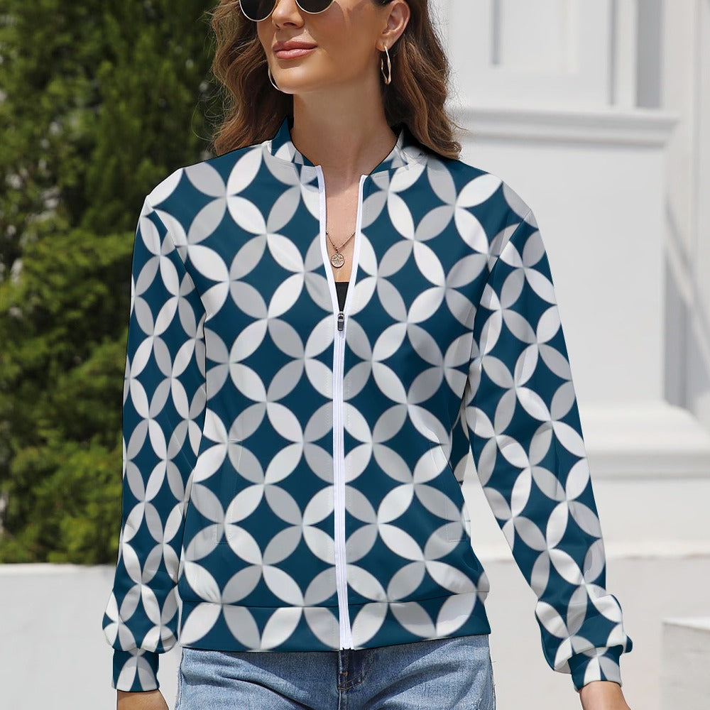 Designer Style Women's Long Sleeve Zipper Jacket (10 Options) - KSC's Limited Edition Collections