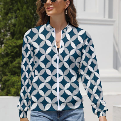 Designer Style Women's Long Sleeve Zipper Jacket (10 Options) - KSC's Limited Edition Collections