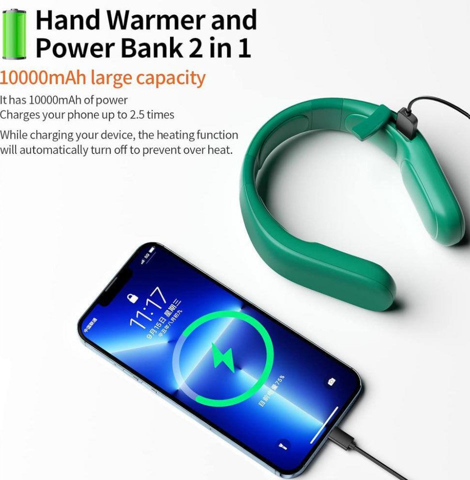 🔥 Neck Toasted. Vibes Boosted. 🔥 10,000mAh Rechargeable Neck Warmer – Fits Necks Up to 8” Wide -10000mah Rechargeable Neck Warmer,for Necks Up to 8 inches Wide