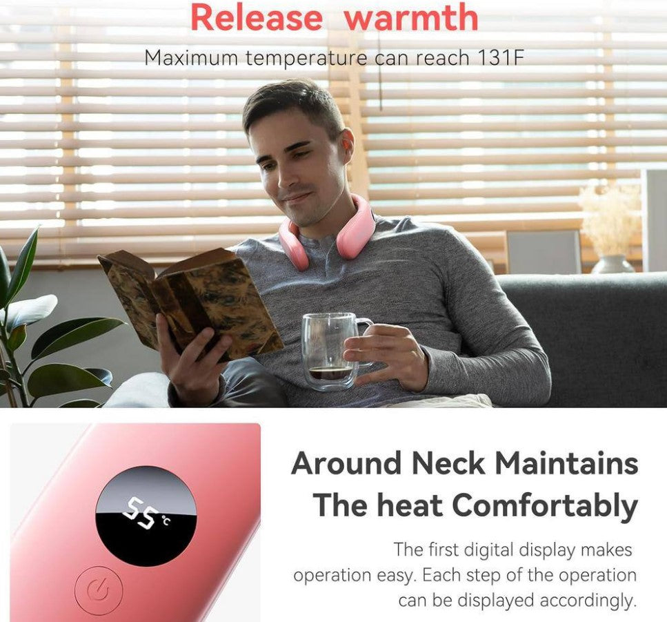 🔥 Neck Toasted. Vibes Boosted. 🔥 10,000mAh Rechargeable Neck Warmer – Fits Necks Up to 8” Wide -10000mah Rechargeable Neck Warmer,for Necks Up to 8 inches Wide