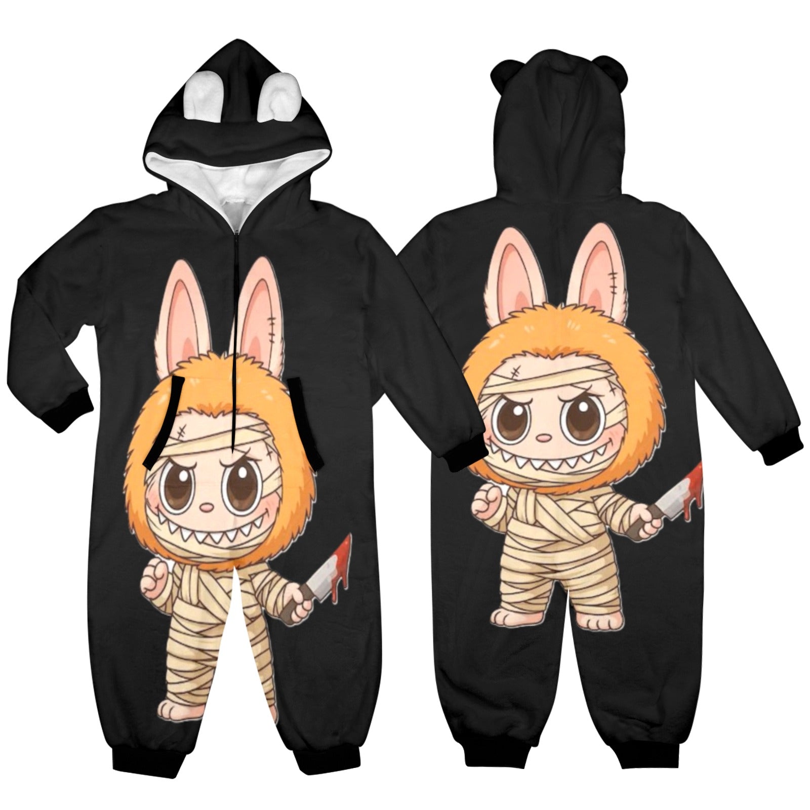 KSC's Halloween Exclusive Little Kid Unisex Onesie Labubu Mummy Chucky
