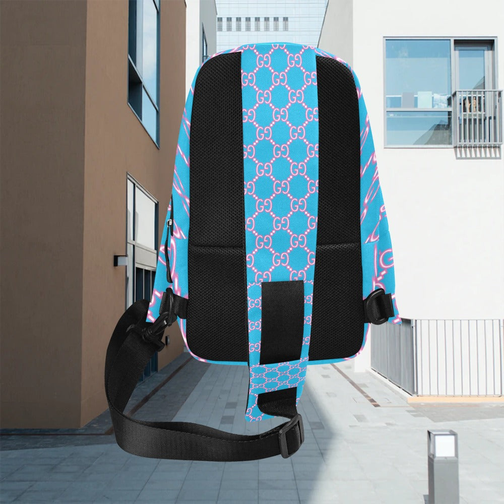 KSC's Exclusive Designs Men's Chest Bag - 9 Options
