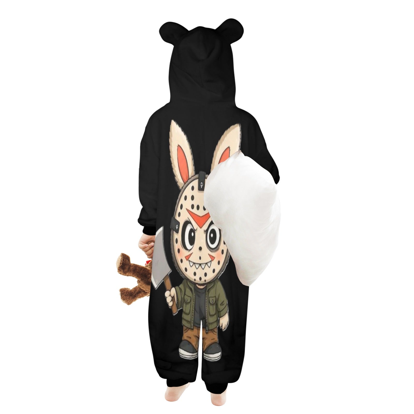 KSC's Halloween Exclusive Little Kids Unisex Onesie Labubu Jason Friday 13th
