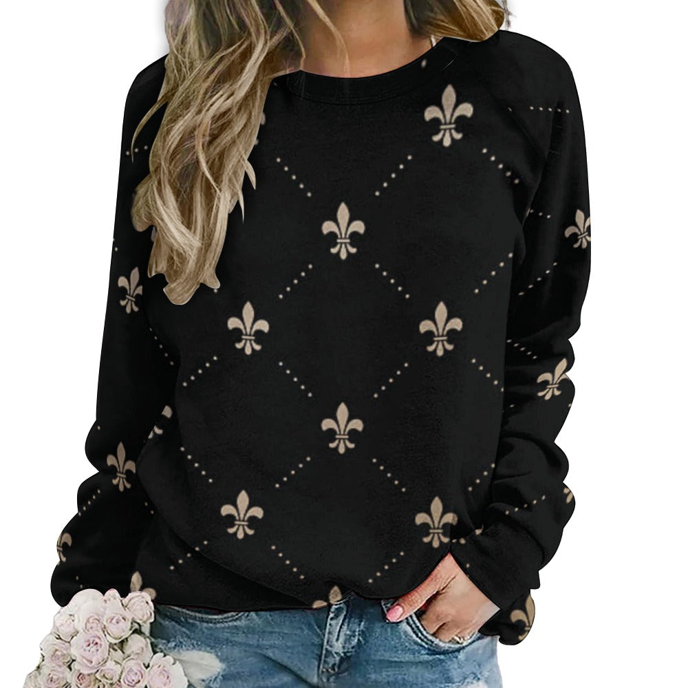 Raglan round neck KSC's Exclusive Women's Sweater Collection (10) Designs/Styles - Raglan round neck sweater