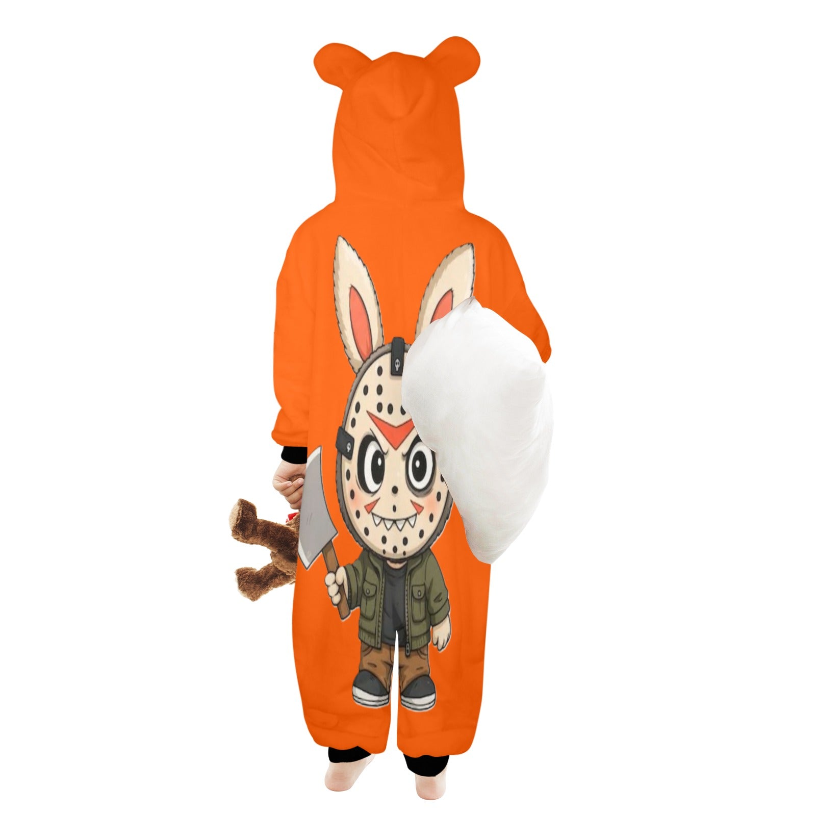 KSC's Halloween Exclusive Little Kids Unisex Onesie Labubu Jason Friday 13th