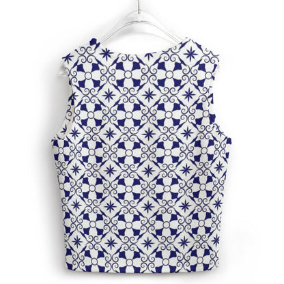 KSC's Custom Vest Designs Women's Long Sleeve Button Knit Vest - 10 OPTIONS INSIDE