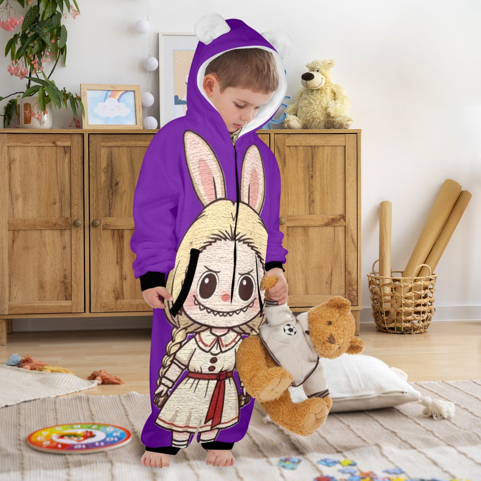 KSC's Halloween Exclusive Little Kid Unisex Onesie Labubu AnnaBelle Conjuring