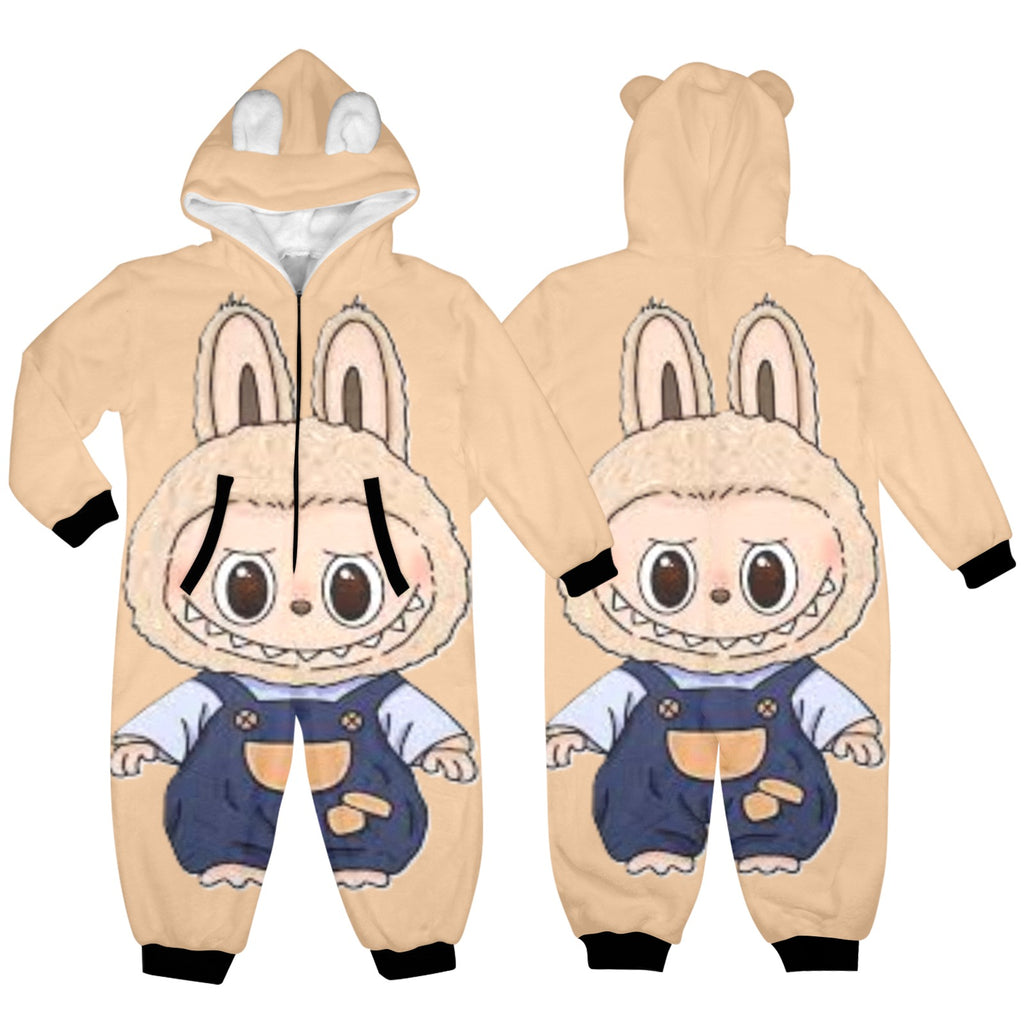 KSC's Exclusive Labubu Little Kid Onesie (2 to 7 years old) Overalls Labubu