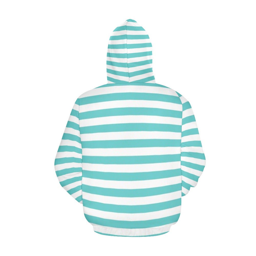 KSC's Exclusive Women's Stripe Design Hoodies Collection (10 Options) Hoodie (Model H13)