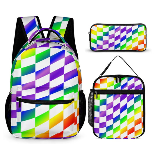 BACK TO SCHOOL BUNDLES -3PC Back To School Set - KSC's Custom Designs Back To School Sets - Backpacks, Three piece set combination Backpacks, Lunch Box, Pencil Bag/Organizer
